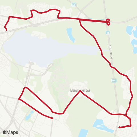 Център за градска мобилност АВТОСТАНЦИЯ ИЗТОК - ГАРА ИСКЪР - АВТОСТАНЦИЯ ИЗТОК map