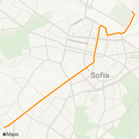 Център за градска мобилност Ж.К. БЪКСТОН - Кв.Орландовци - Ж.К. БЪКСТОН map