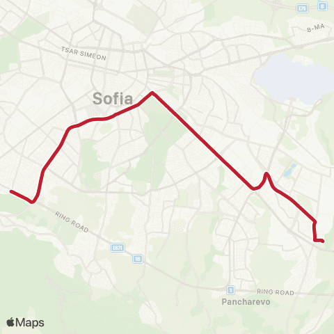 Център за градска мобилност НИМ - Ж.К. ДРУЖБА-2 - НИМ map
