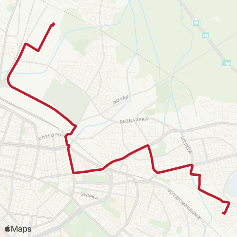 Център за градска мобилност УЛ. ТОДОРИНИ КУКЛИ - УЛ. 514 - УЛ. ТОДОРИНИ КУКЛИ map