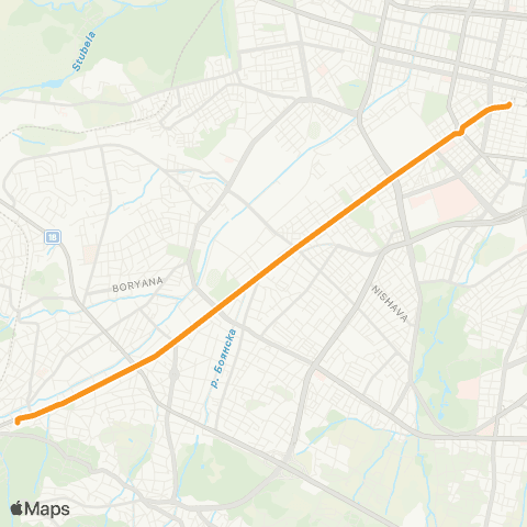 Център за градска мобилност Ж.К. Бъкстон - СЪДЕБНА ПАЛАТА - Ж.К. Бъкстон map