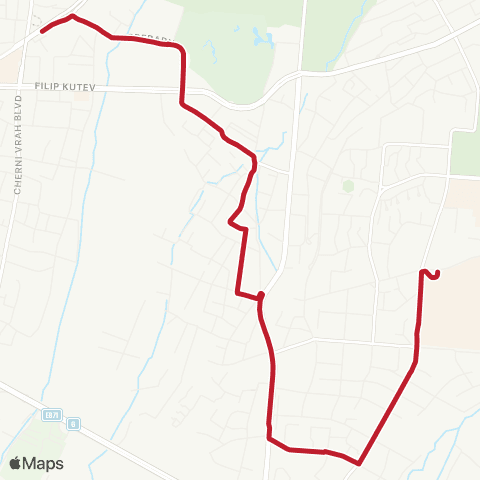 Център за градска мобилност Метростанция Витоша - Студентски град - Метростанция Витоша map