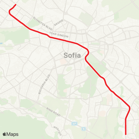 Център за градска мобилност Бизнес парк - Витоша - Бизнес парк map