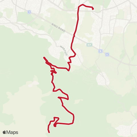 Център за градска мобилност Хотел Морени - ЗООПАРКА - Хотел Морени map