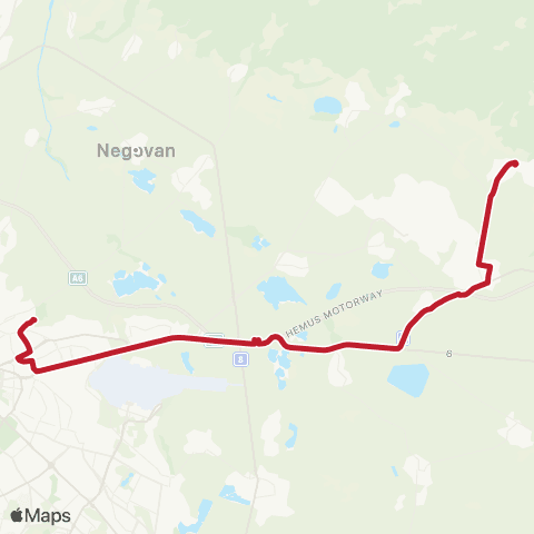 Център за градска мобилност Град Бухово - АП Малашевци - Град Бухово map