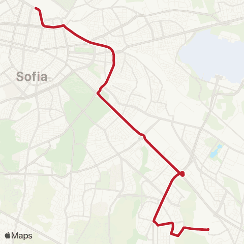 Център за градска мобилност ЦЕНТРАЛНА ГАРА - КУЛИНАРЕН К-Т ПЕЙФИЛ - ЦЕНТРАЛНА ГАРА map