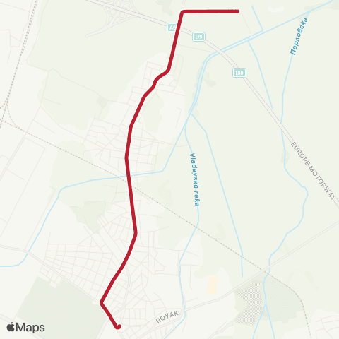 Център за градска мобилност Манастир Св.Мина - Станция Орландовци - Манастир Св.Мина map