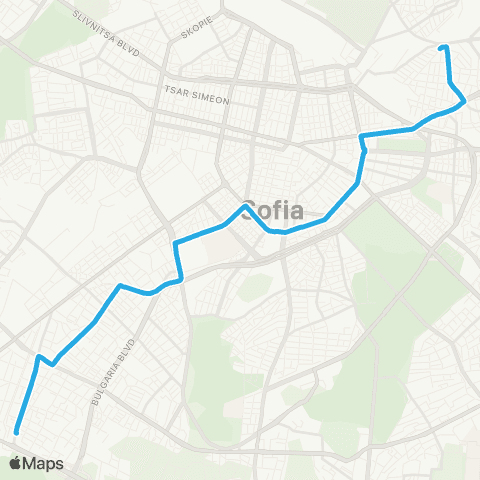 Център за градска мобилност Ж.К. БЪКСТОН - ж.К. Хаджи Димитър - Ж.К. БЪКСТОН map