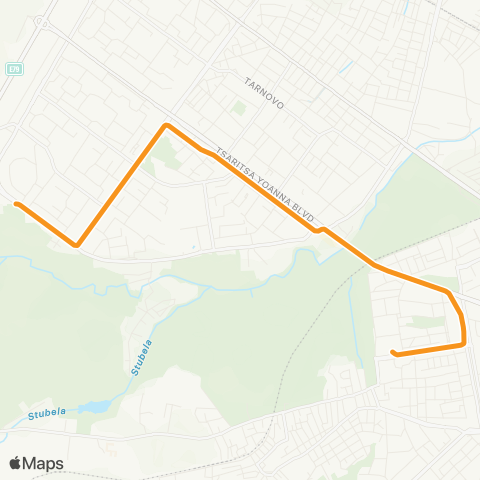Център за градска мобилност УЛ. ЦАР СИМЕОН - ж.К. Люлин-5 - УЛ. ЦАР СИМЕОН map