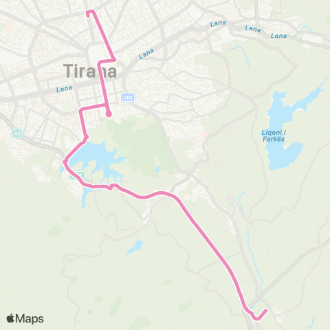 Urbani Terminali Juglindor map