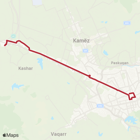 Urbani City Park – Qendër map