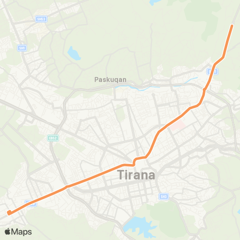 Urbani Kombinat – Tufinë map