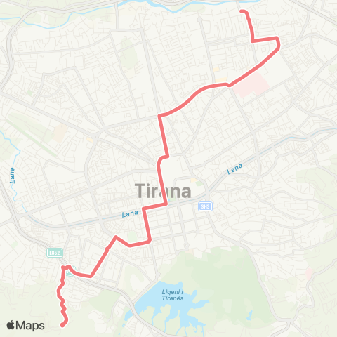 Urbani Kodra e Diellit – Allias map