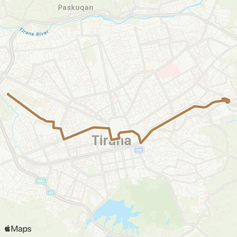 Urbani Rrethrrotullimi Shkozë – Ish-fusha e aviacionit map