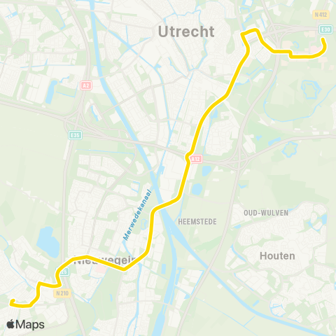 U-OV IJsselstein - Science Park map