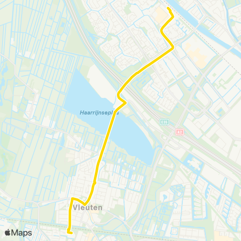 U-OV Maarssen - Vleuten map