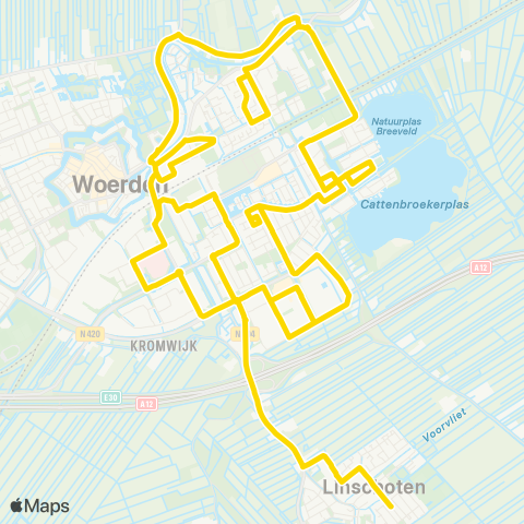 U-OV U-Flex Woerden B map