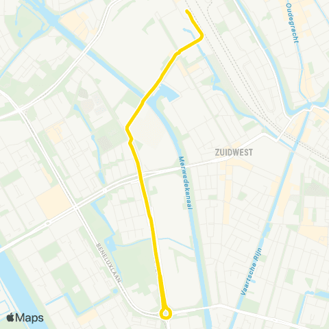 U-OV Pendel Bevrijdingsfestival Park Transwijk map