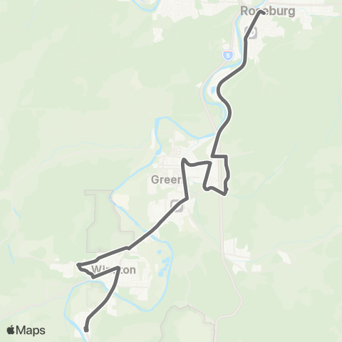 UPTD Winston Commuter map