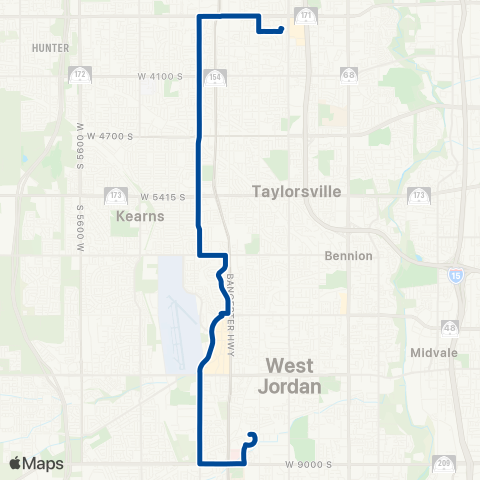 UTA 4000 West / Dixie Valley map