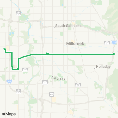 UTA 3900 South map