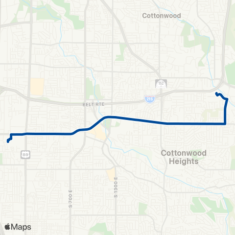 UTA 7200 South map