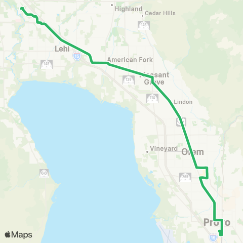 UTA State Street map