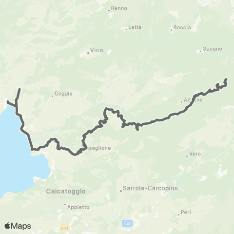 U Vagabondu Cruzzini map