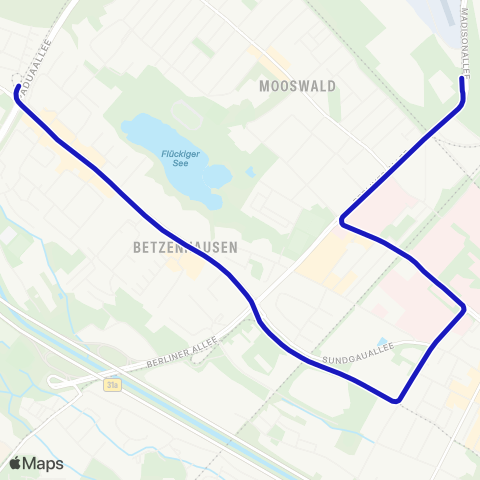 VAG Bertoldsbr. / Bissierstr. / Paduaallee zum Stadion map