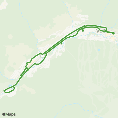 Vail West Vail Green map