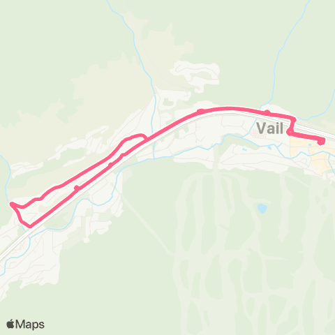 Vail Lionsridge Loop map