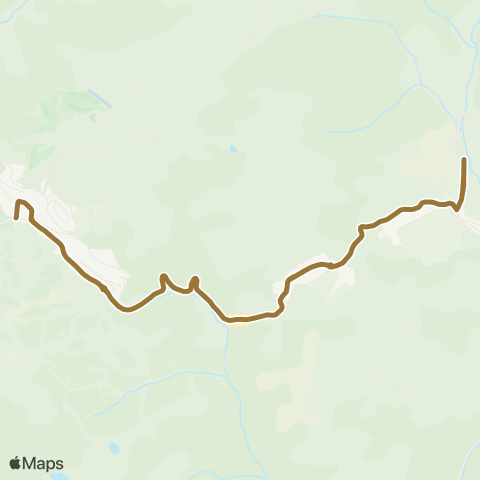 Navettes de Valberg Ligne intervillages map