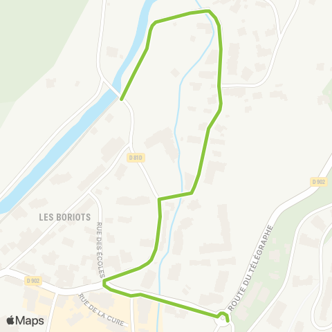 Skibus Valloire Les Plans map