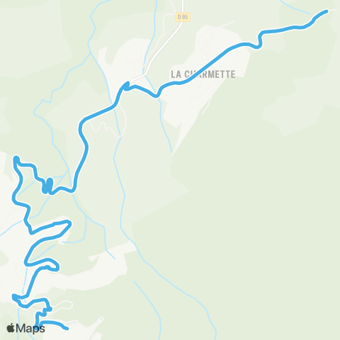 Navettes station Valmorel Aigle blanc – Club Med map