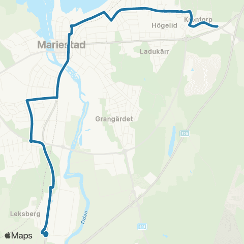 Västtrafik Krontorps Vändplan—Haggården map