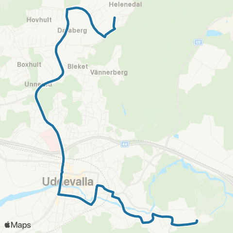 Västtrafik Penninggatan—Rosenhäll map