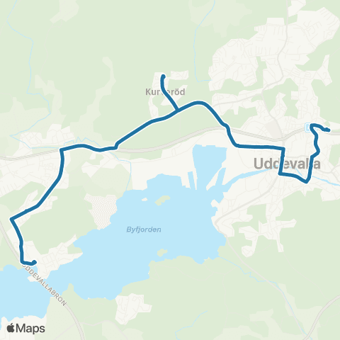 Västtrafik Sunningen—Rimnersvallen map