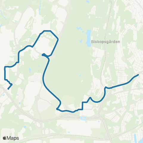 Västtrafik Sörredsmotet—Eketrägatan map