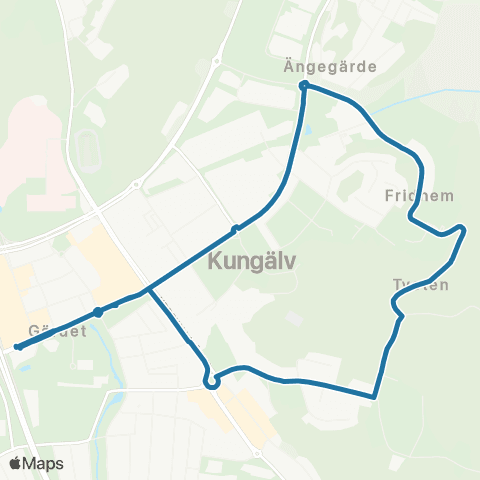 Västtrafik Kungälv Resecentrum—Kungälv Resecentrum map