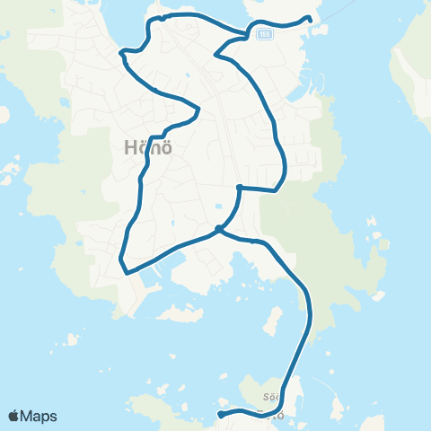 Västtrafik Hönö Färjeläge—Hönö Färjeläge map
