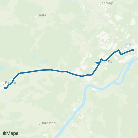 Västtrafik Kärna Bussterminal—Kungälv Resecentrum map