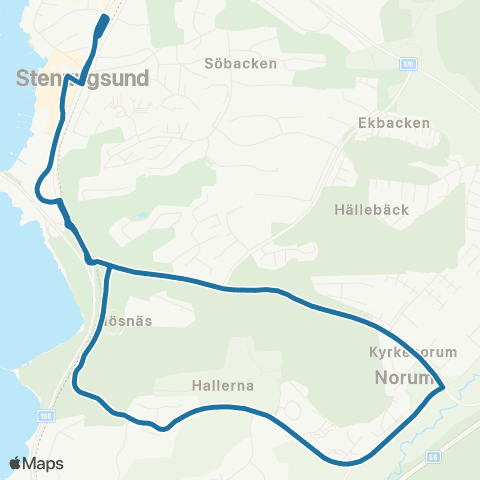 Västtrafik Stenungsunds Station—Stenungsunds Station map