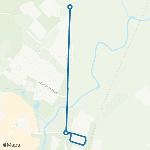 Västtrafik Kungsbacka Hede Station—Kungsbacka Hede Station map