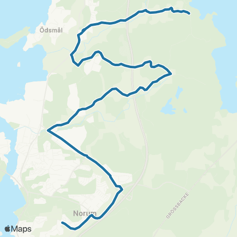 Västtrafik Hallernaskolan—Ekenässkolan map