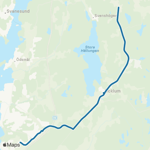 Västtrafik Hallernaskolan—Grössbyn map