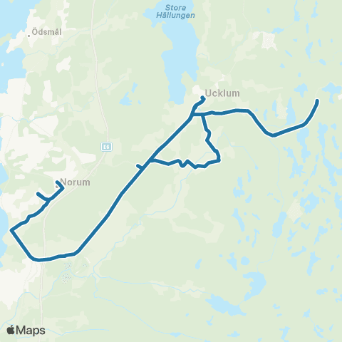 Västtrafik Kärr—Nösnäs map