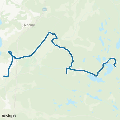 Västtrafik Hålt—Stora Högaskolan map
