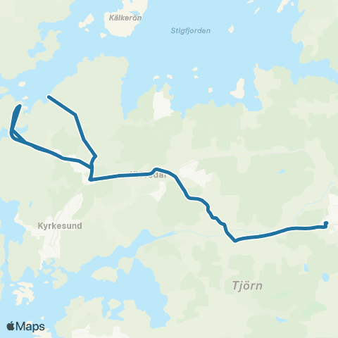 Västtrafik Hoga—Långekärr map