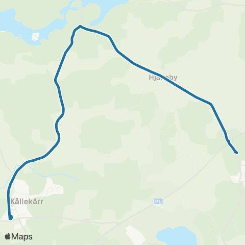Västtrafik Häggvallskolan—Kållekärr map