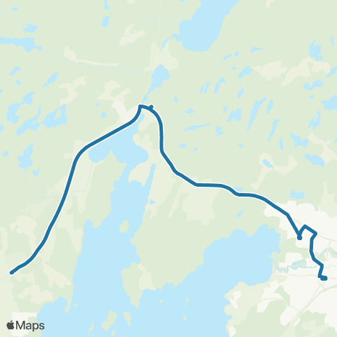 Västtrafik Östad Skola—Simmenäsvägen map